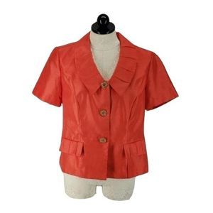 Dana Kay Coral 3 Button Formal Business Jacket Blazer Size‎ 12